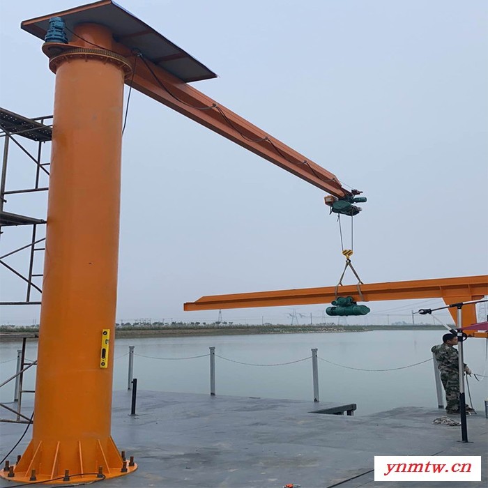 厂家供应起重机悬臂吊 360度固定式电动旋转悬臂起重机