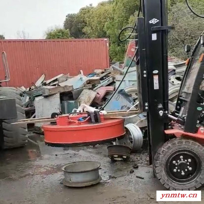 扬州专业厂家生产废钢吸盘，支持改造挖掘机，行吊，叉车等设备起重吸盘