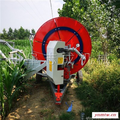 智能化监控系统喷灌机 喷洒范围广农田灌溉机 卷盘式喷灌机