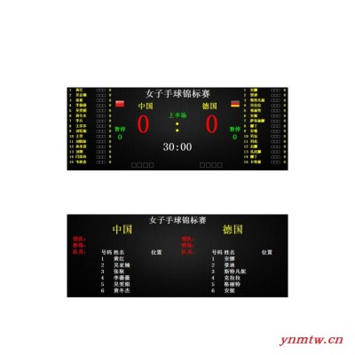 江苏常州江海手球计时记分系统打分控制台打分器体育场赛事系统