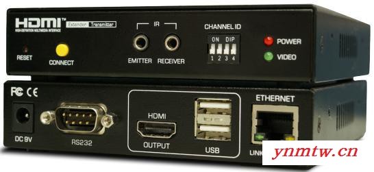 HASUS（海硕）HDMIKVM切换器AVI-HX120C HDMI高清KVMA广播系统管理控制端可双向红外控制