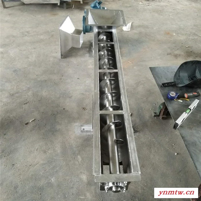 加厚定制U型输送机 工程排污洛带输送机 带轮移动管式上料机批发