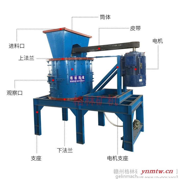 格林机械 大中小型复合式破碎机 立式复合制砂机 数控型制砂设备图2