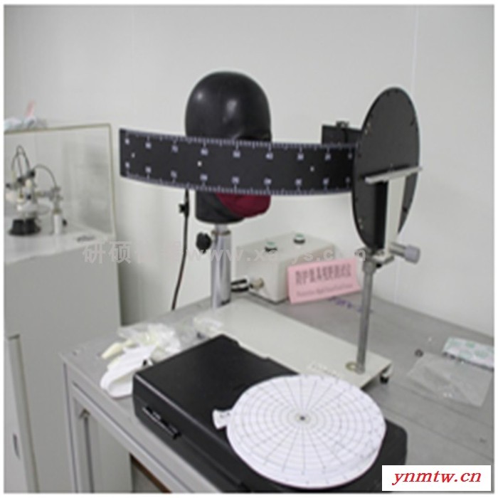 【研硕仪器】YS-715Y无纺布呼吸器视线测试仪防护服渗透性试验过滤颗粒物测试台